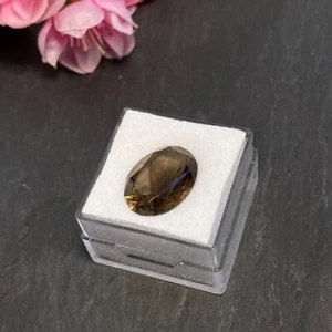 Loose Oval Smoky Quartz Gemstone - Picture 1 of 1