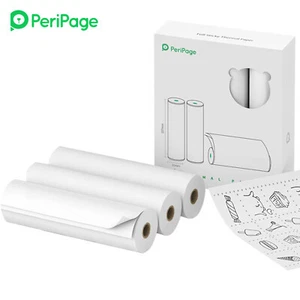 PeriPage 3 Rolls Thermal Paper Photo Sticky Sticker BPA-Free Self-Adhesive B9N8 - Picture 1 of 10