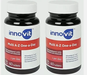 2 x Innovit Multivitamin A-Z One-a-Day Nahrungsergänzungsmittel 120 Tabletten - Bild 1 von 1