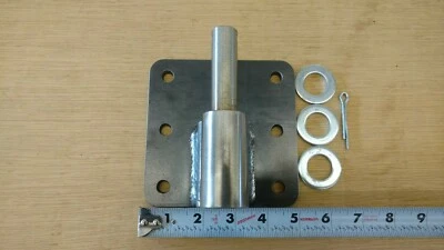 HEAVY DUTY GATE HINGE / DOOR MOUNT - WELD / BOLT ON - FARM / DOOR / STOCK GATE - Image 1 of 4