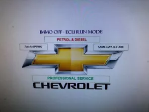 CHEVROLET IMMO OFF PETROL & DIESEL - Picture 1 of 4