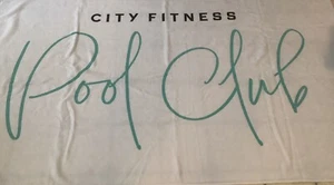 100 Percent Soft Indian Cotton Beach Towel 34”wide X 60”w city fitness Logo - Picture 1 of 8