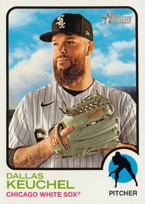 2022 TOPPS HERITAGE (#133) - DALLAS KEUCHEL - Image 1 of 2