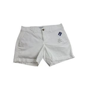 Old Navy Women's Sz 2R (30x5 MEASURED) Stretch White Chino Shorts - Picture 1 of 10