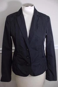 ARMANI COLLEZIONI Women's Black Button Up Blazer Jacket Size 44 (JA300 - Picture 1 of 1