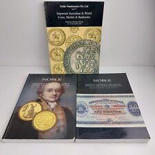 Noble Catalogue Bundle Important Australian World Coins Medals Banknotes 2011