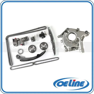 Fit 2004-2008 Nissan Maxima Quest Altima 3.5L Timing Chain Kit Oil Pump Set - Image 1 of 4