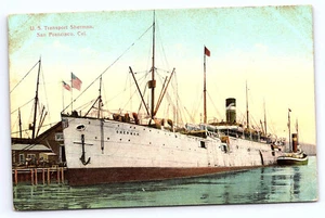 US Transport Sherman San Francisco California Postcard D317 - Picture 1 of 2