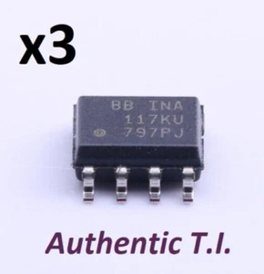 ※INA117KU※ ~ Texas Instruments ~ Amplificador de diferencia de voltaje de modo alto común - Imagen 1 de 2