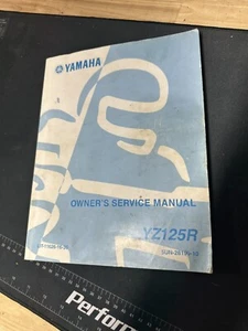 OEM YAMAHA FACTORY OWNER'S SERVICE MANUAL 2003 YZ125 R  LIT-11626-16-30 USED - Picture 1 of 1