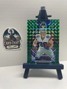 2023 Panini Mosaic LUKE SCHOONMAKER RC Rookie Green Prizm #344! Dallas Cowboys - Picture 1 of 2