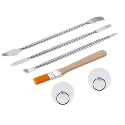 Set di Strumenti di Riparazione Elettronica 6 in 1, Kit Barra Piatta Crowbar in Acciaio Inox - Immagine 1 di 4
