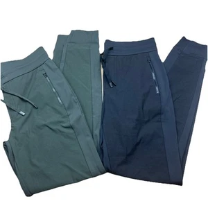 2 PARES Diadema Athleta Híbrida Trek Joggers Mujer’s Talla 6/T Negro y Verde - Imagen 1 de 17