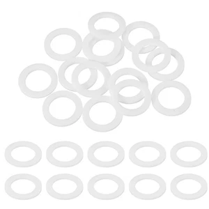 40 pièces rondelles d'étanchéité ID 20mm OD 30mm d'épaisseur 2mm anneau d'étanchéité O, blanc - Photo 1/7