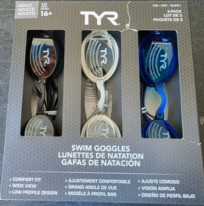 Paquete de 3 gafas de natación TYR para adultos - 1941000 - LCWAGCA-074 - Imagen 1 de 5