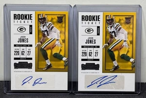 2 Josh Jones 2017 Panini Contenders Rc AUTOGRAPH #165 PACKERS - Picture 1 of 2