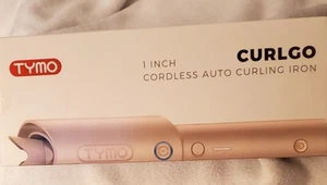 TYMO CURLGO 1 INCH CORDLESS AUTO CURLING IRON Pink - Picture 1 of 6