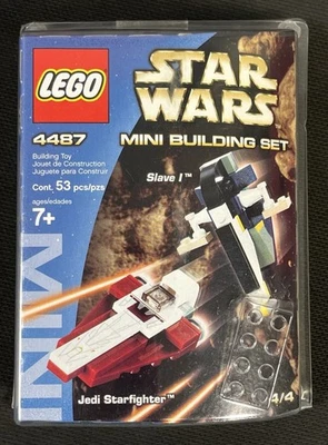 LEGO Star Wars 4487 Jedi Starfighter & Slave I Mini Juego de Construcción Nuevo Precintado 2003 Foto 1 de 4