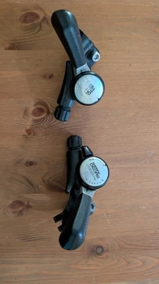 Shimano Deore DX MT-62 7 speed thumb shifters MTB vintage  - Image 1 of 3