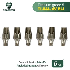 Pilar cementado en ángulo de titanio 6 piezas se adapta a Astra EV 3.0/4.2 15 grados GH1.0mm - Imagen 1 de 9