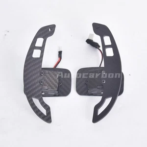 Carbon Fiber steering wheel Magnetic Paddle Shifters for Chevrolet Corvette C6 - Picture 1 of 12