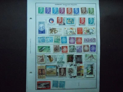East Germany Stamp Lot  2 Photos - Image 1 of 2