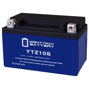Mighty Max YTZ10S Lithium Battery compatible with Honda CBR600RR ABS 09 - Picture 1 of 6