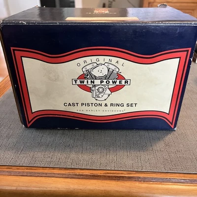 "Juego de pistón fundido y anillo Twin Power para Harley-Davidson Sportster 72-85 + 0,010""" Foto 1 de 4