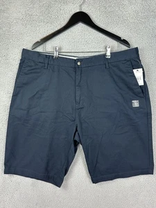 Volcom Shorts Mens 40 Dark Navy Vmonty Stretch Chino Flat Front Casual A09117V3 - Picture 1 of 11