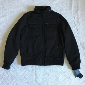 Tommy Hilfiger Giacca Bomber Uomo TG M Resistente all’acqua e al vento Nero - Foto 1 di 9