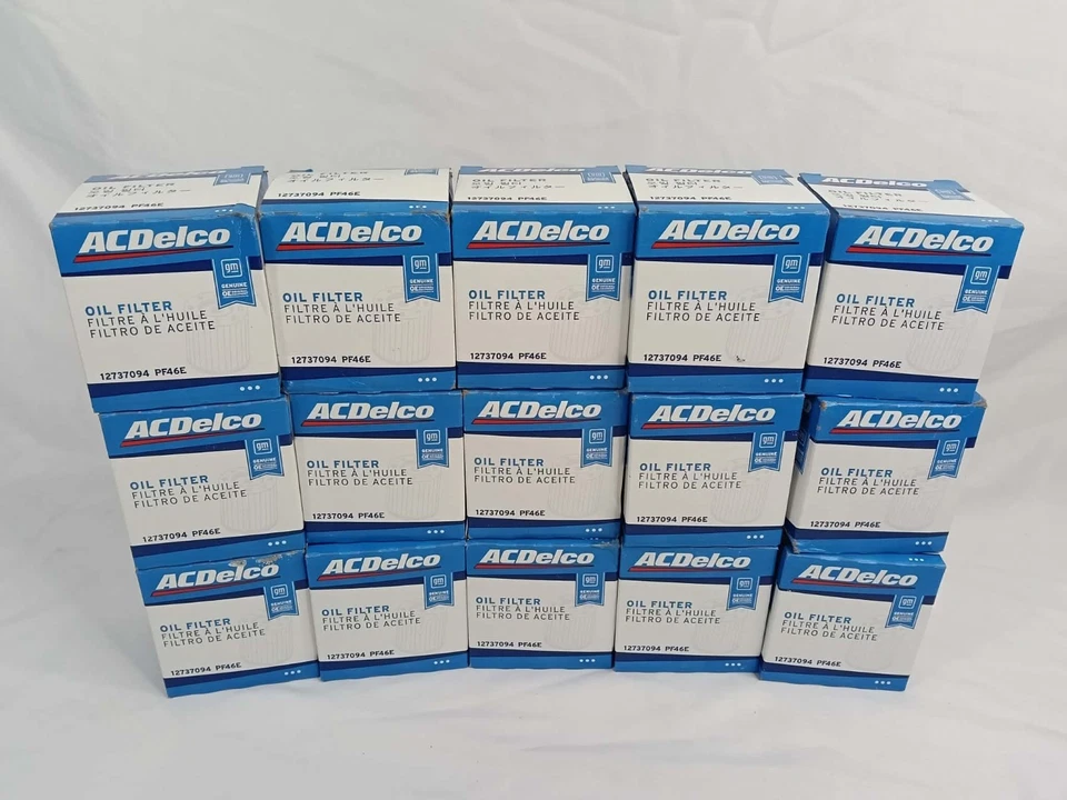 15 件装正品德科发动机机油过滤器 Pro PF46E 12737094 原始设备制造商 AC Delco — 第 1/4 张图片