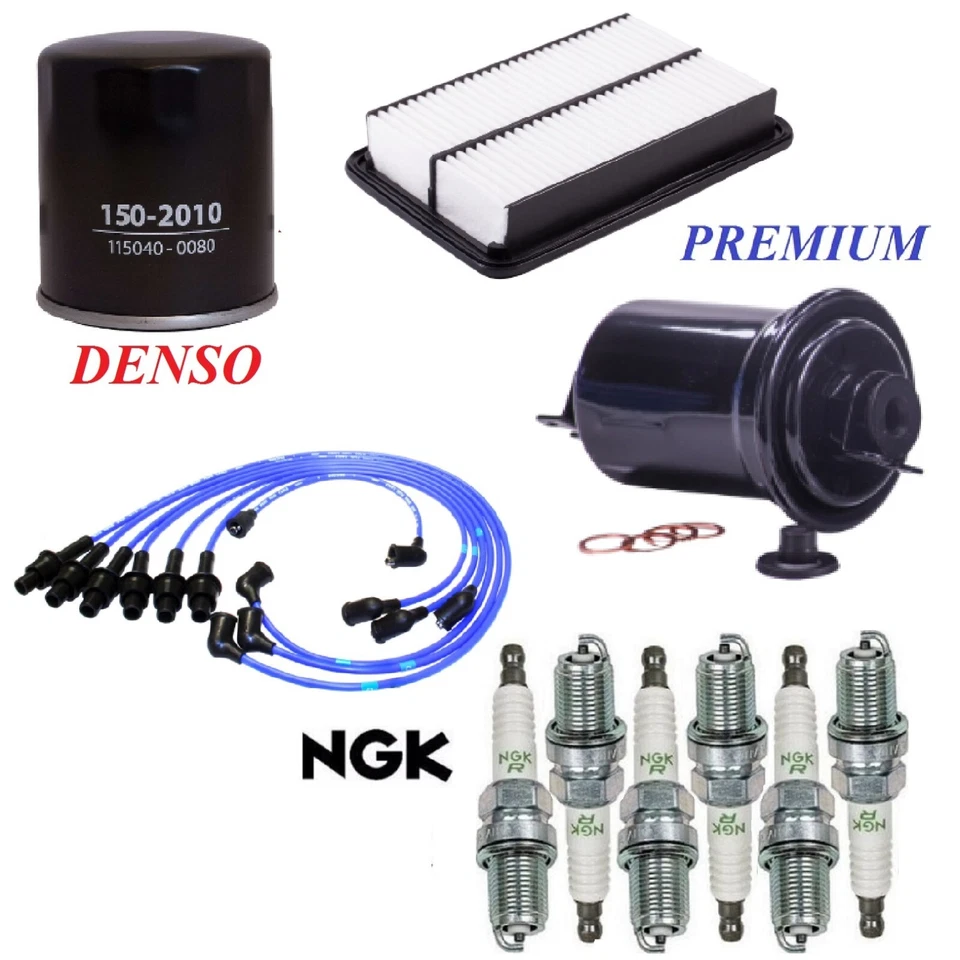 Tune Up Kit Filter Wire Spark Plugs for Toyota Cressida L6 2.8L 1983-1984 - Image 1 of 1