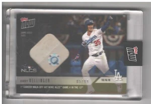 Tarjeta 2018 Topps NOW #899A Cody Bellinger Dodgers NLCS reliquia base usada en juegos #5/99 - Imagen 1 de 2