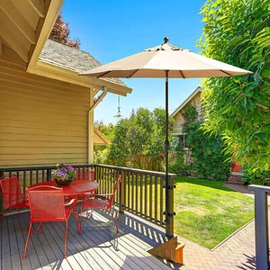 Patio Umbrella Holder,Deck Umbrella Clamp,Patio Umbrella Clamp,Balcony Umbrella - Picture 1 of 10