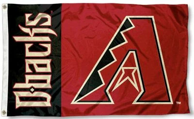ARIZONA DIAMONDBACKS FLAG 3'X5' NEW 3X5 BANNER FAST FREE SHIPPING - Image 1 of 4