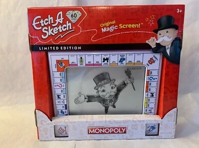 ETCH A SKETCH 60th Anniversary Monopoly Edition-LIMITED EDITION-Brand New in Box - Image 1 of 2