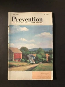 Prevention Magazine April 1960 Pennsylvania Countryside - John E Berninger - Imagen 1 de 2