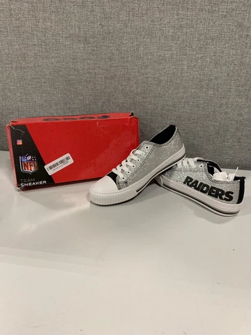 NFL Women's Glitter Low Top Canvas Shoes Cover
