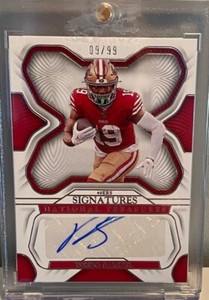 2022 National Treasures Deebo Samuel Signatures Auto /99 San Fran 49ers SIG-DSA