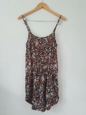 Playsuit Size 8 multi floral strappy  - image 1 of 4
