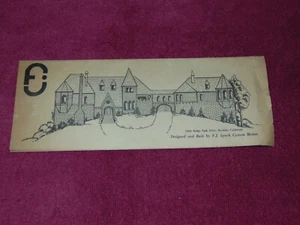 1983  F. J. LYNCH CUSTOM HOMES BROCHURE; 5966 RIDGE PARK DRIVE, ROCKLIN, CA - Picture 1 of 4