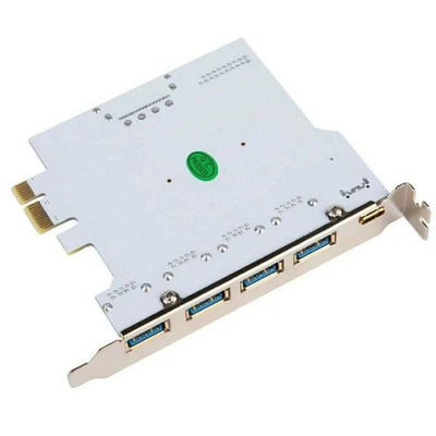 Nuova scheda di espansione USB 3.0PCI-E tipo C da PCI Express Pci-E a USB 3.1 EN - Immagine 1 di 4