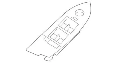 Interruptor de reposabrazos de puerta delantera del lado del conductor genuino GM 2016-2019 Cadillac CTS 23436051 Foto 1 de 3