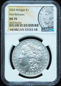 2023 Morgan Dollar MS70 NGC - First Releases - Picture 1 of 3