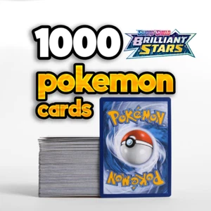 1000 Brilliant Stars Pokemon Cards -  Bulk Lot Pack - Bild 1 von 1