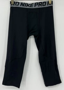 Nike Pro Dri-Fit Compression 3/4 Leggings Black Boys’ Youth Large 858228-011 - Picture 1 of 8