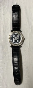 Reloj BeBe Mujer Cristal Brillante con Correa de Cuero HB1116 Necesita Batería - Imagen 1 de 4