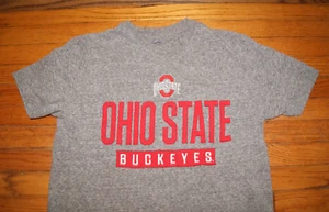Ohio State Buckeyes Medium Heather Gray T-Shirt Stitched Spell Out CHAMPION - Bild 1 von 8