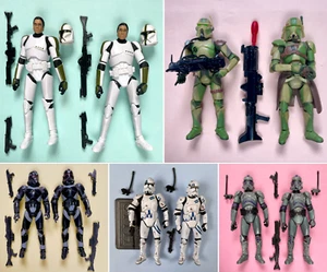 STAR WARS - Clone Trooper bundle - Covert Ops Shadow AT-RT Fifth Fleet 3.75" - Picture 1 of 6