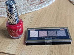 Max Factor X Smokey Eye Mate Drama Kit Sombra de Ojos Polvo para Cejas 10 + OPI Uñas - Imagen 1 de 5